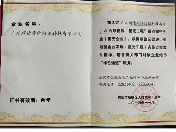 bwin·必赢荣获政府重点扶持企业